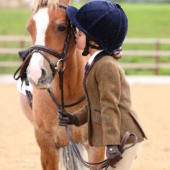 Aubrion by Shires Wedstrijdjasje Saratoga Kinderen Roest Check