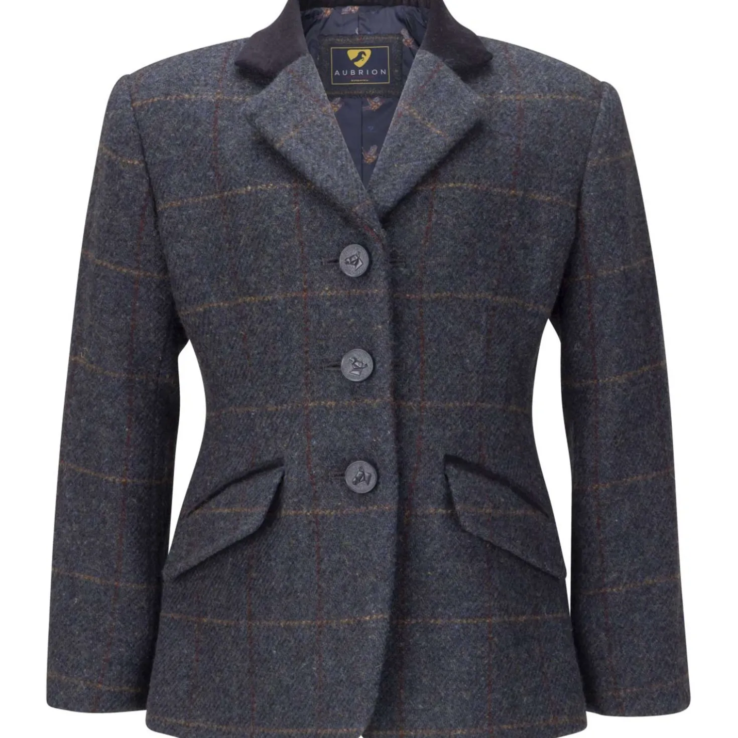Aubrion by Shires Wedstrijdjasje Saratoga Kinderen Juniper Navy Check