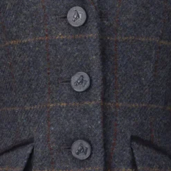 Aubrion by Shires Wedstrijdjasje Saratoga Kinderen Juniper Navy Check