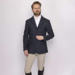 Aubrion by Shires Wedstrijdjasje Saratoga Heren Juniper Navy Check