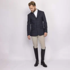 Aubrion by Shires Wedstrijdjasje Saratoga Heren Juniper Navy Check