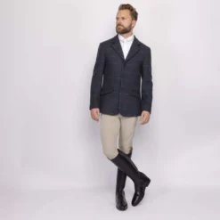 Aubrion by Shires Wedstrijdjasje Saratoga Heren Juniper Navy Check