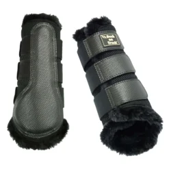 Back on Track Brush Boot 3D Mesh Voering Zwart