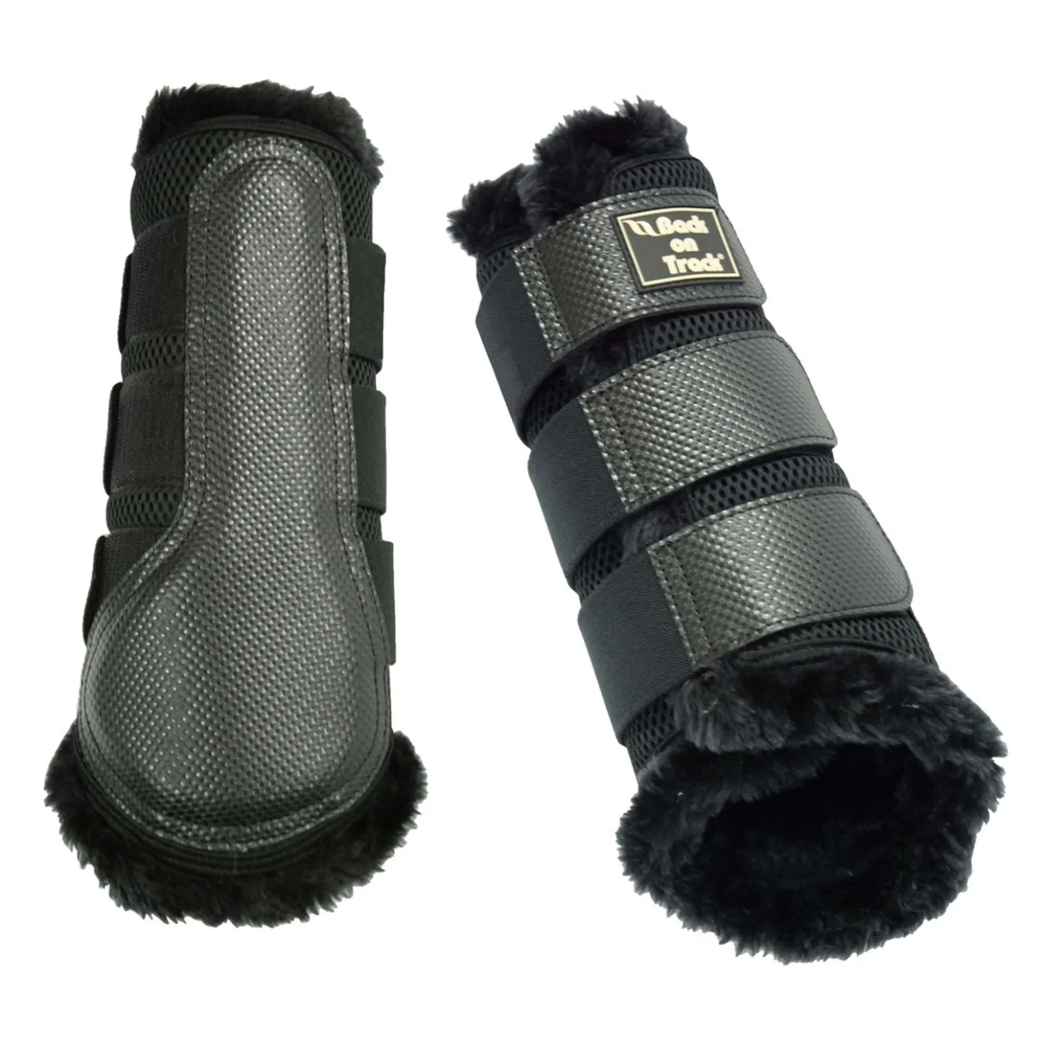 Back on Track Brush Boot 3D Mesh Voering Zwart