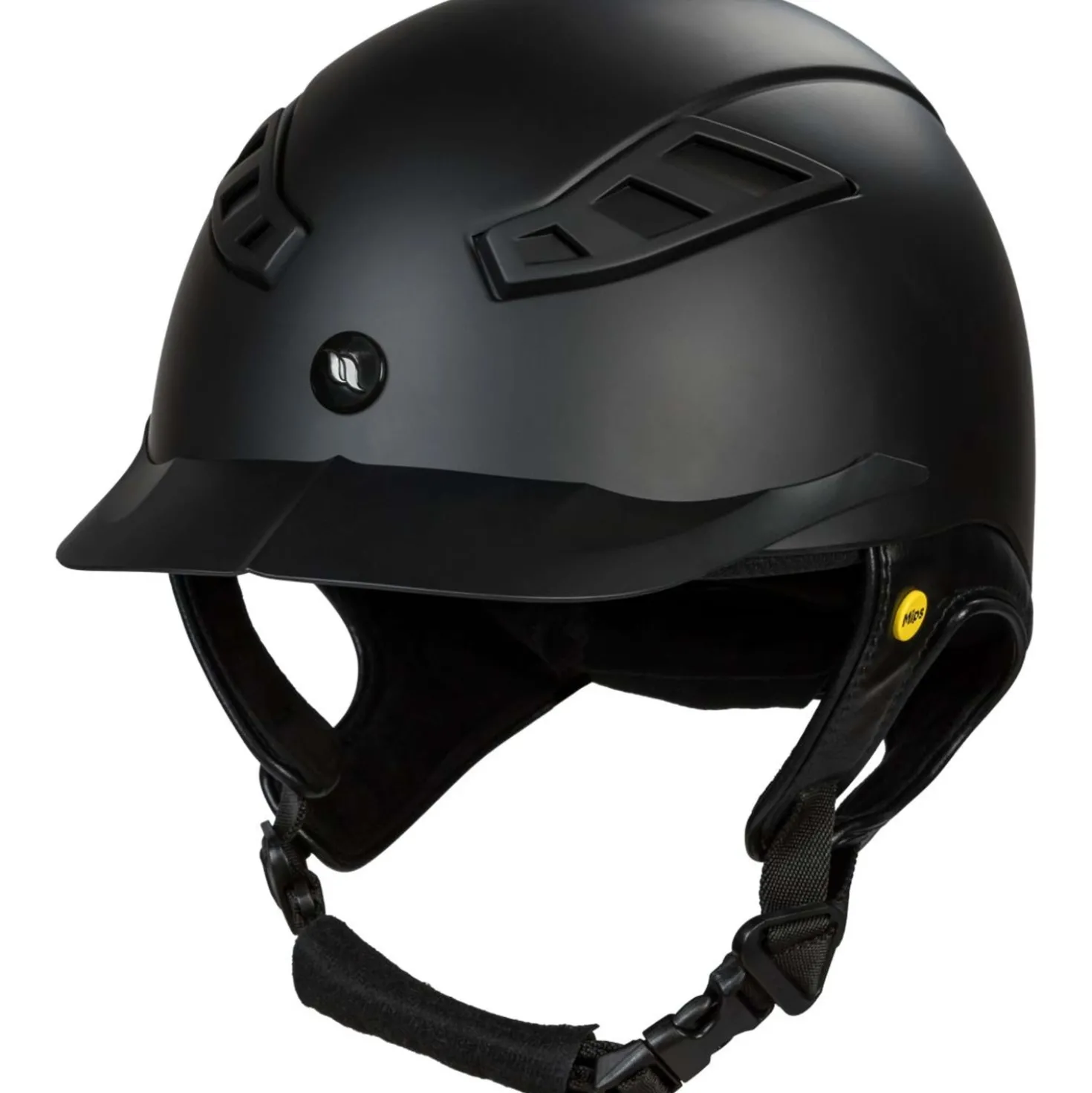 Back on Track Cap Lynx II Smooth Top Mips Zwart