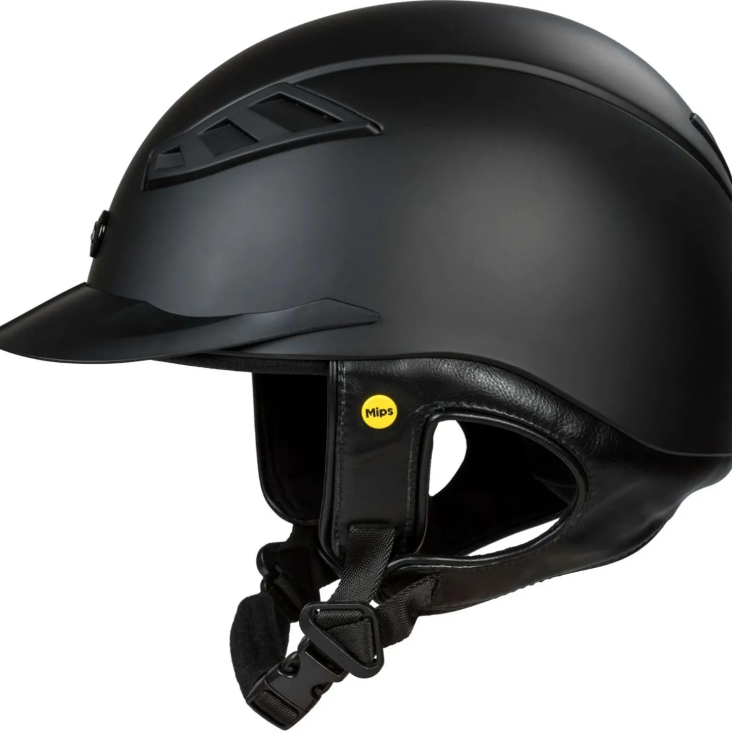 Back on Track Cap Lynx II Smooth Top Mips Zwart