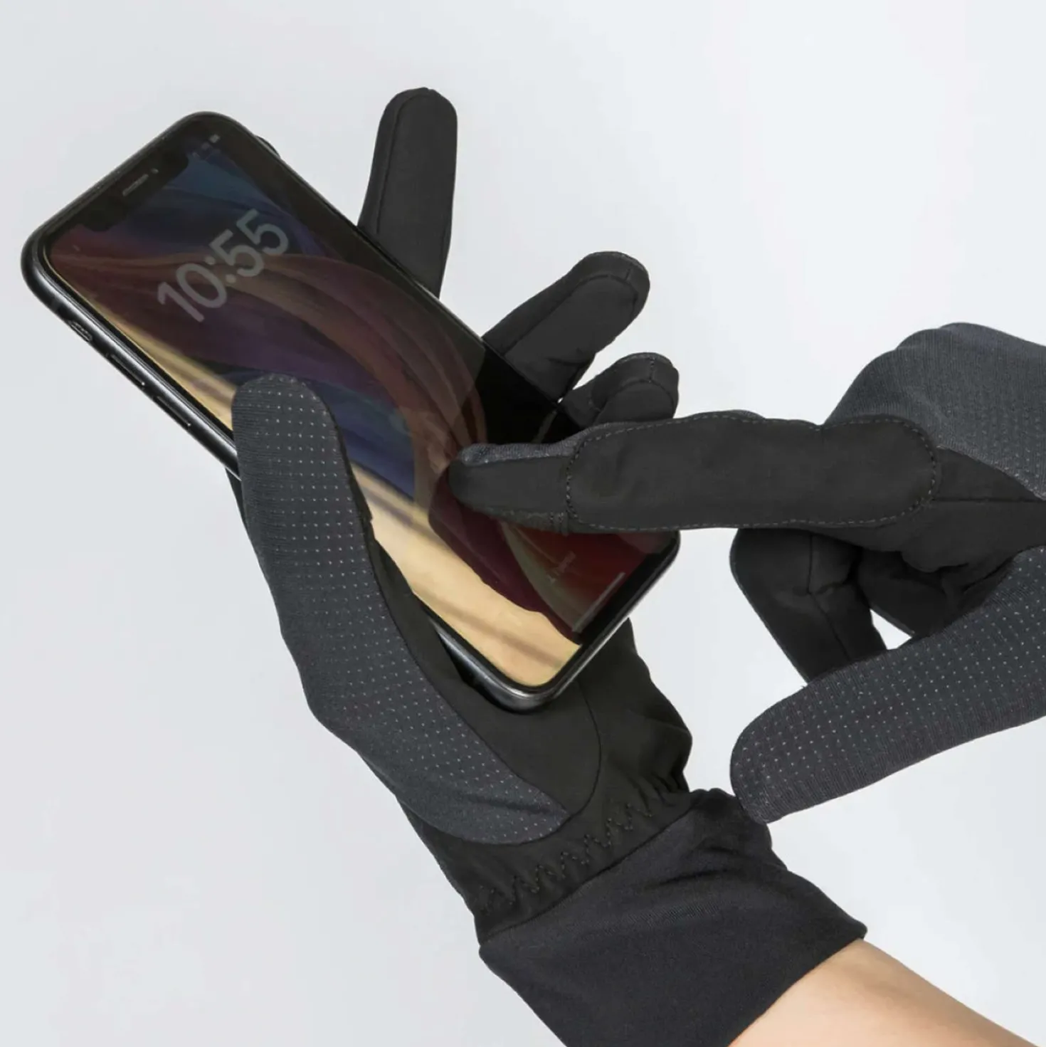Back on Track Handschoenen Outback Velvet Grip Zwart
