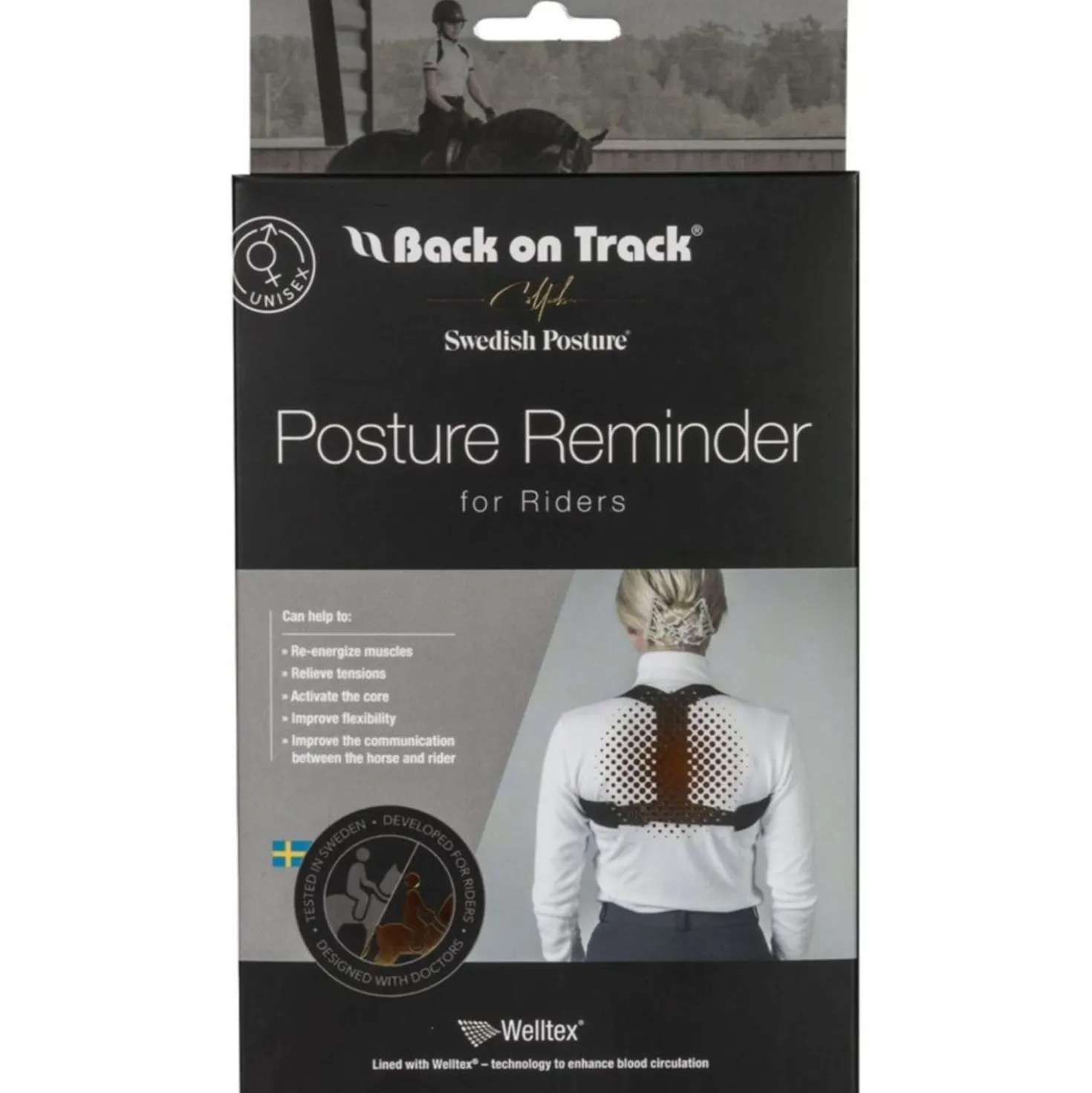 Back on Track Harnas Posture Reminder Zwart