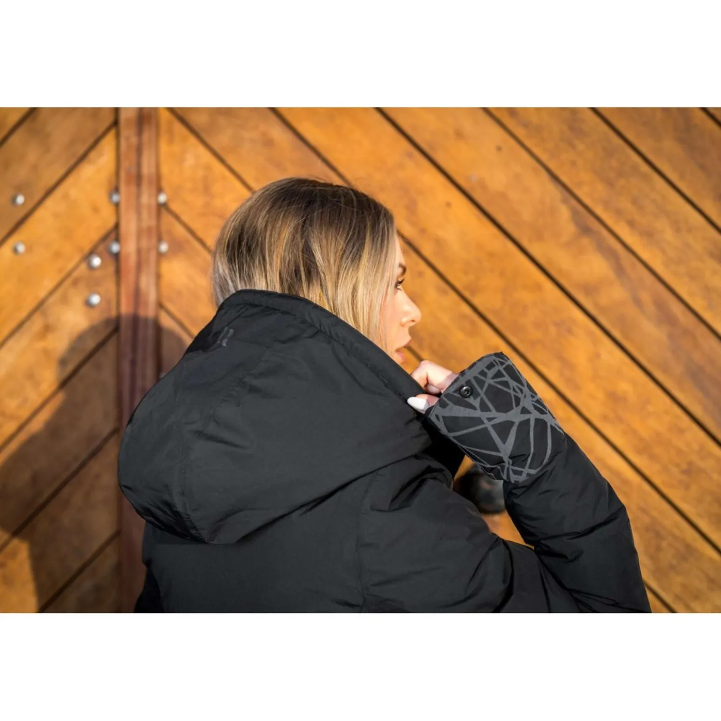 Back on Track Lange Jas OUTTRAKK W's Reflecterend Zwart