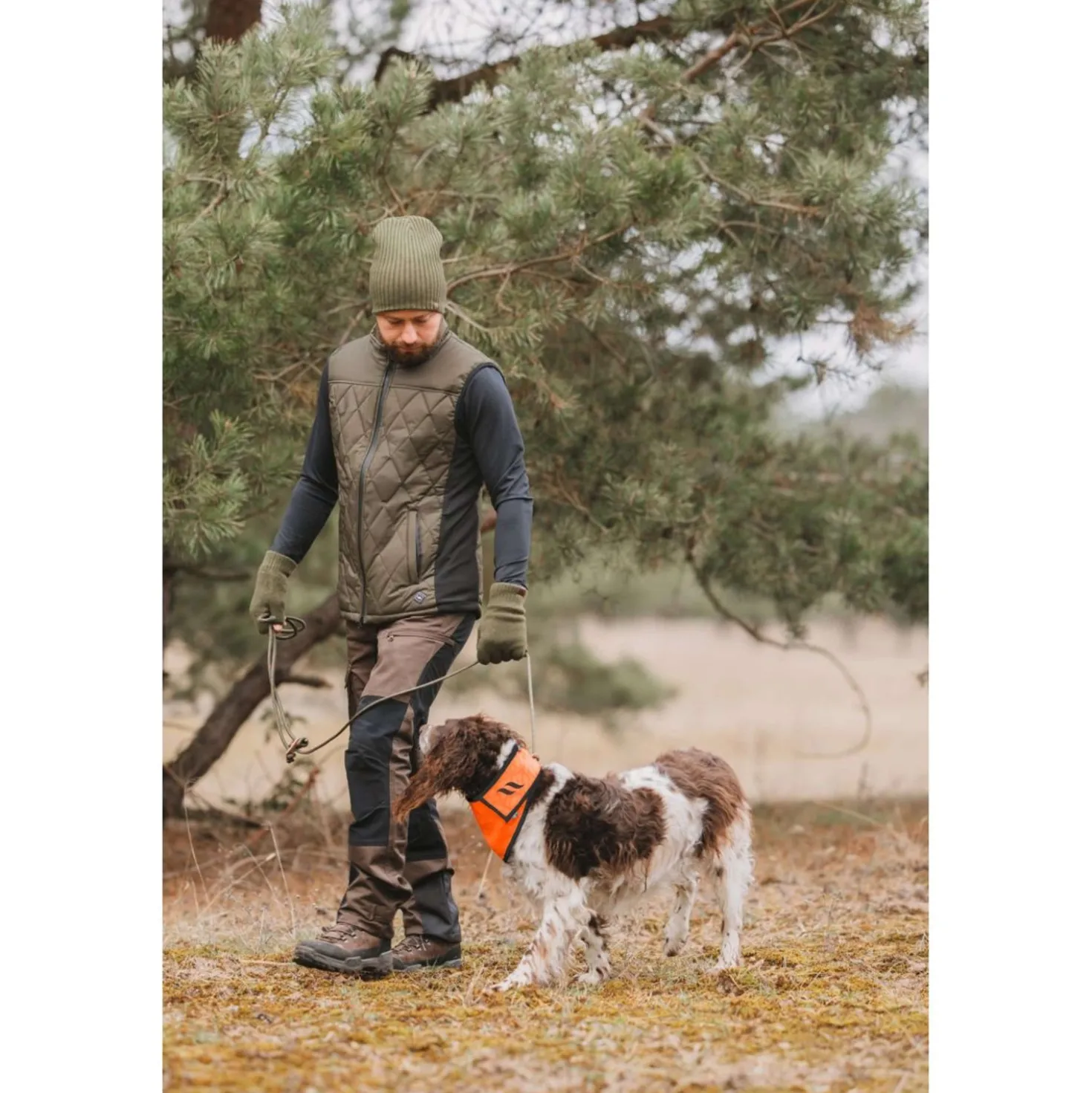 Back on Track Verwarmde Bodywarmer Teide Olive