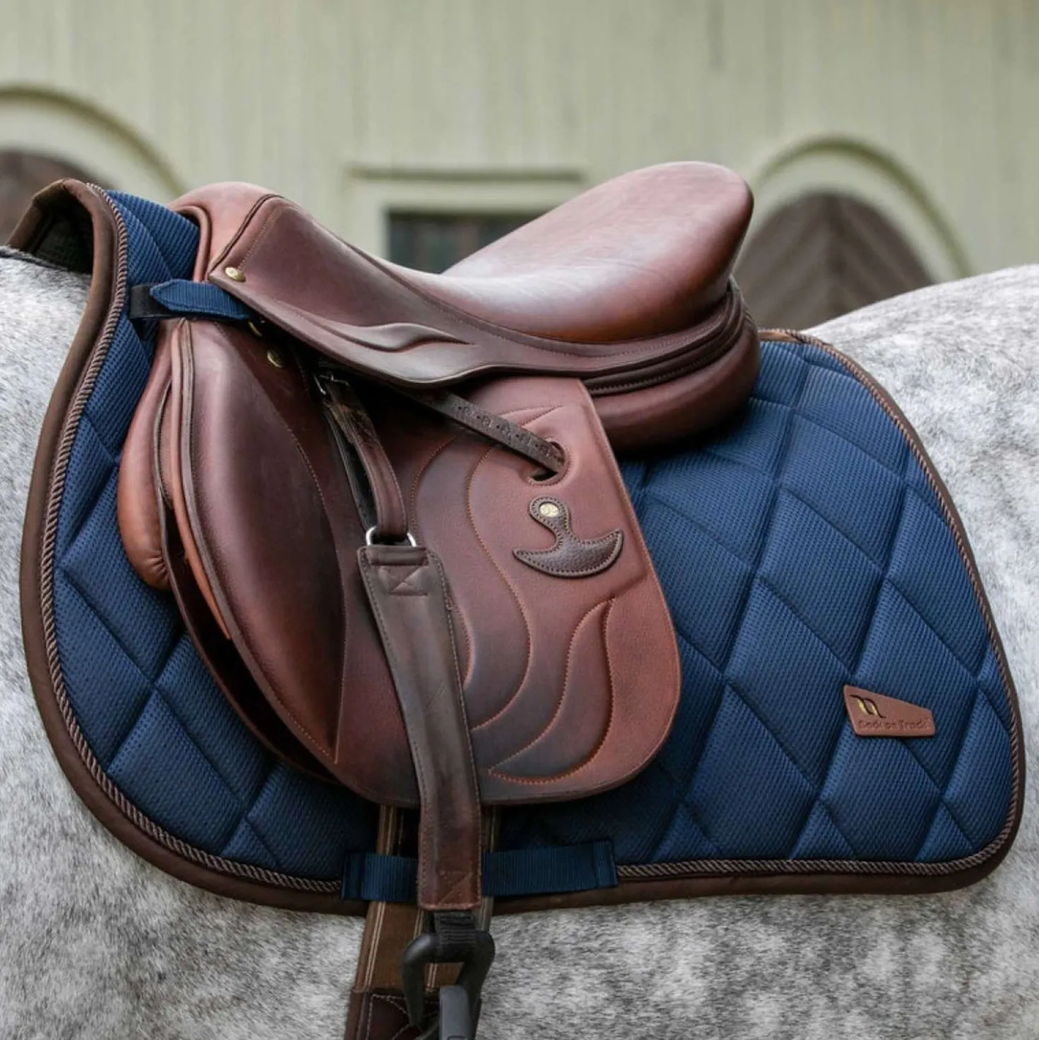 Back on Track Zadeldekje AirFlow Springen Blauw