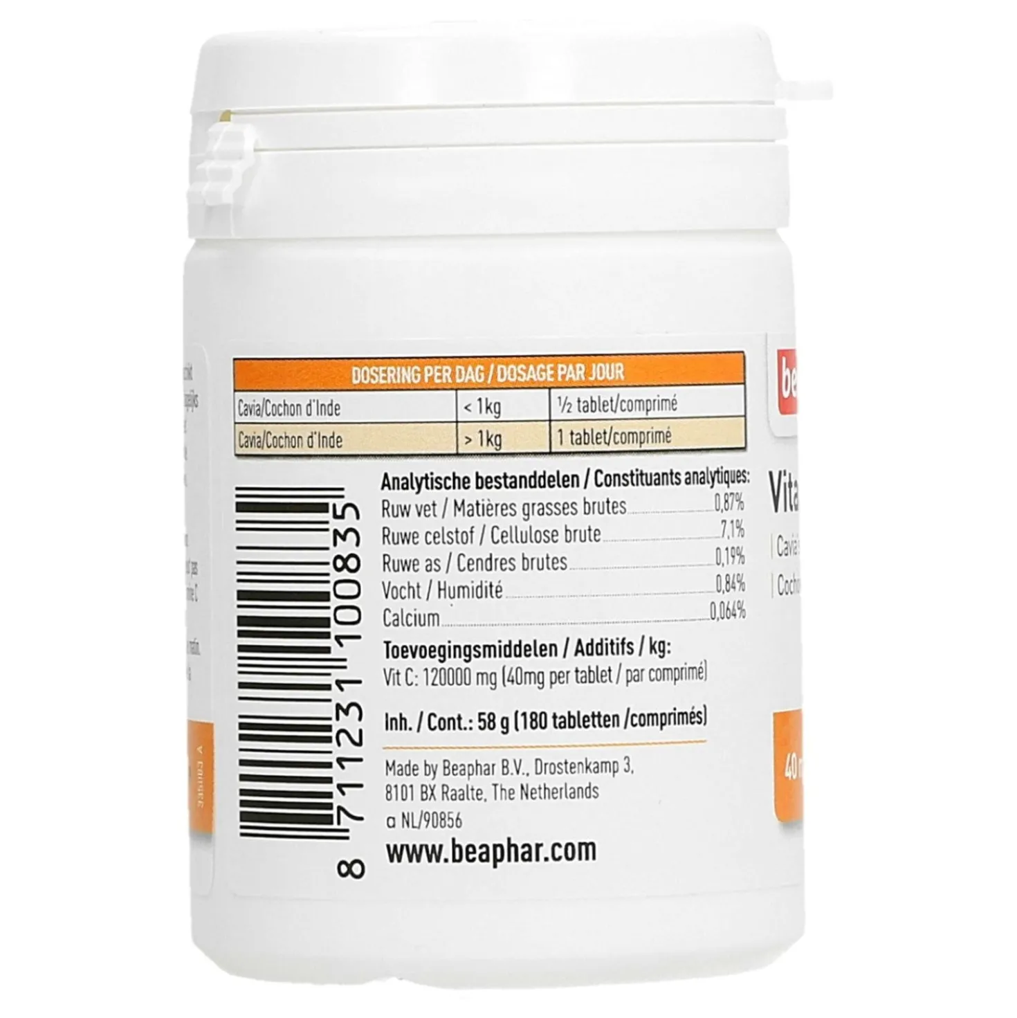 Beaphar Vitamine C Tabletten Cavia