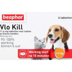 Beaphar Vlokill+ kat en hond