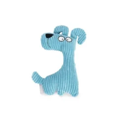 Beeztees Knuffel Dog Luz Ribstof Blauw
