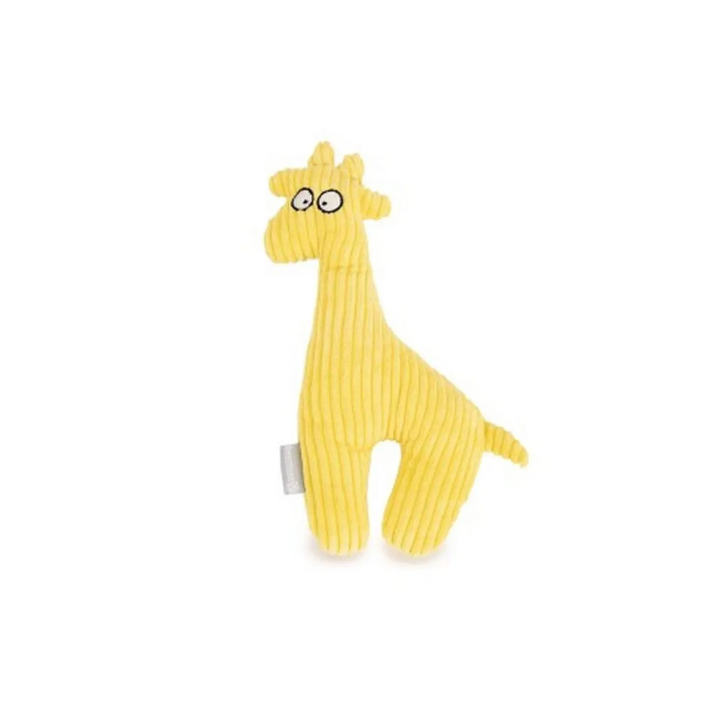 Beeztees Knuffel Giraffe Raffo Ribstof Geel