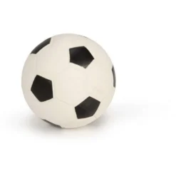 Beeztees Latex Voetbal Zwart/Wit