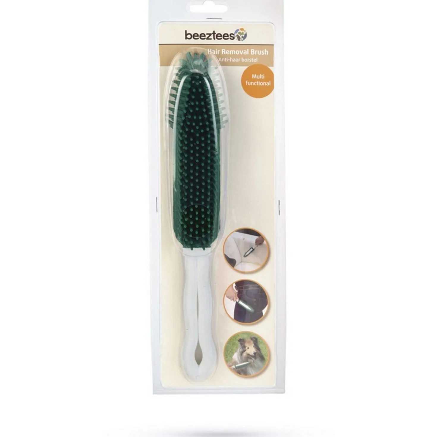 Beeztees Rubber Anti-haar Borstel