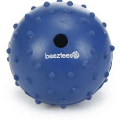Beeztees Rubber Bal + Bel Massief Blauw