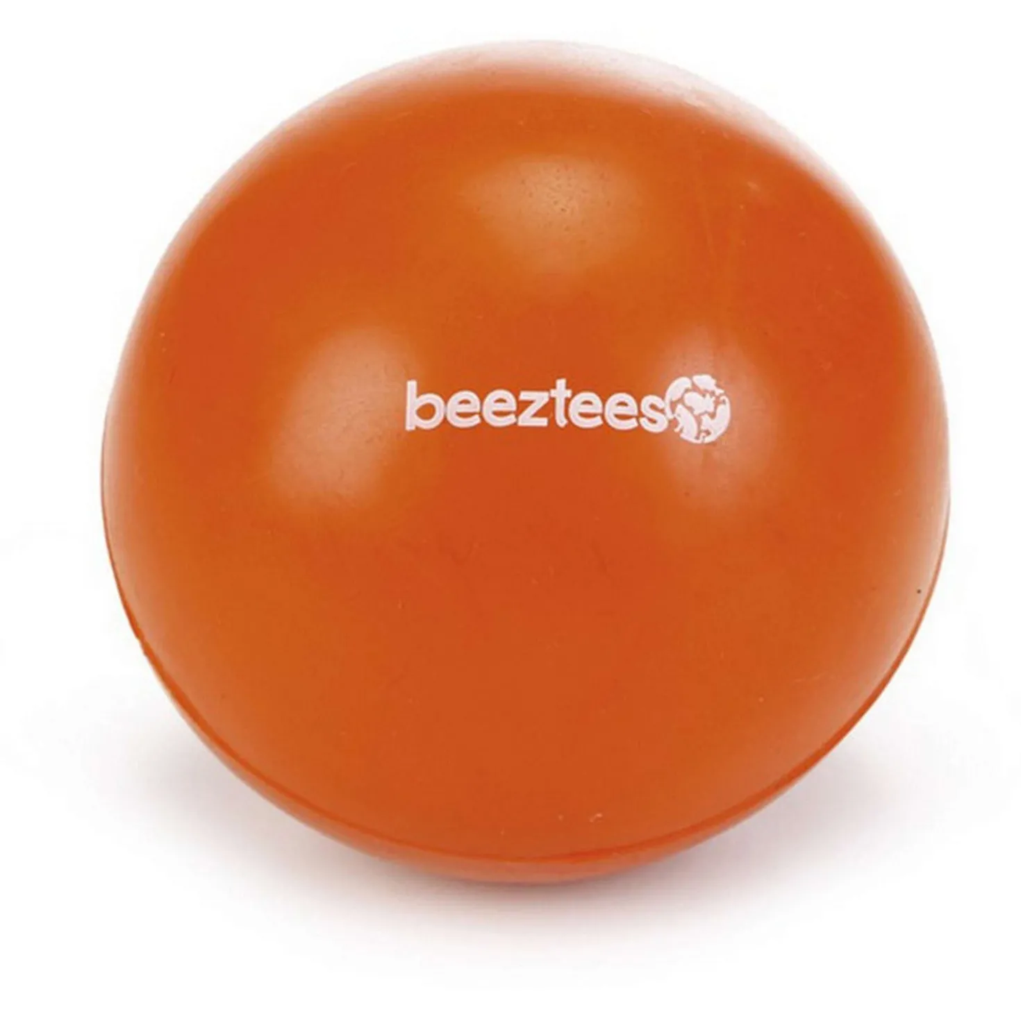 Beeztees Rubber Bal Massief Oranje