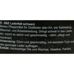 Bense & Eicke Ledervet Zwart