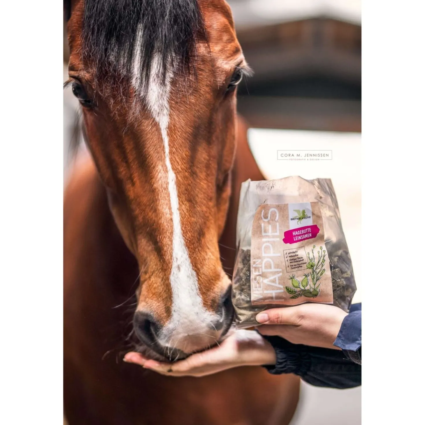Bense & Eicke Paardensnoepjes Wiesen Happies Rozenbottel Lijnzaad