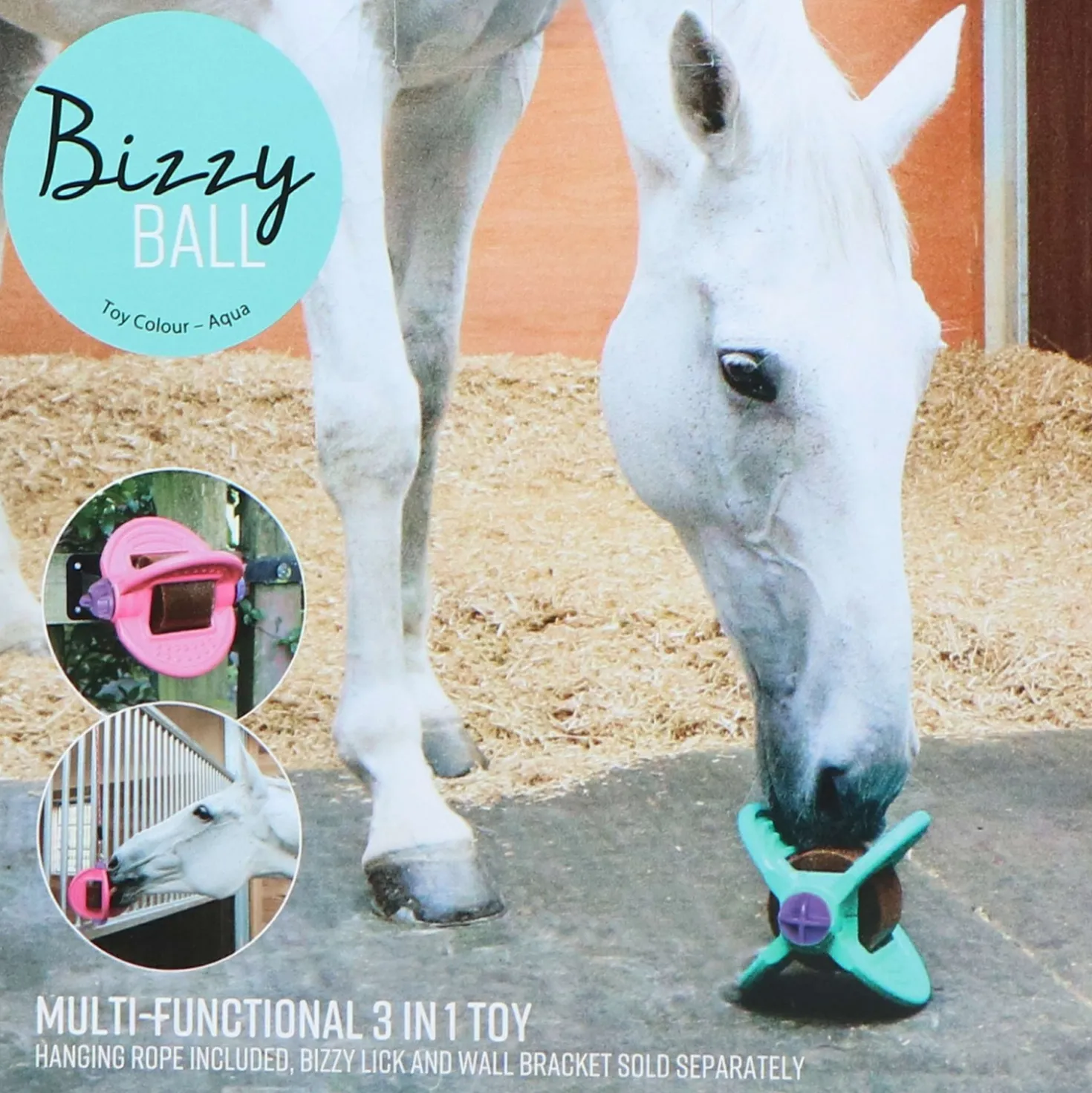 Bizzy Multifunctionele Speelbal Aqua