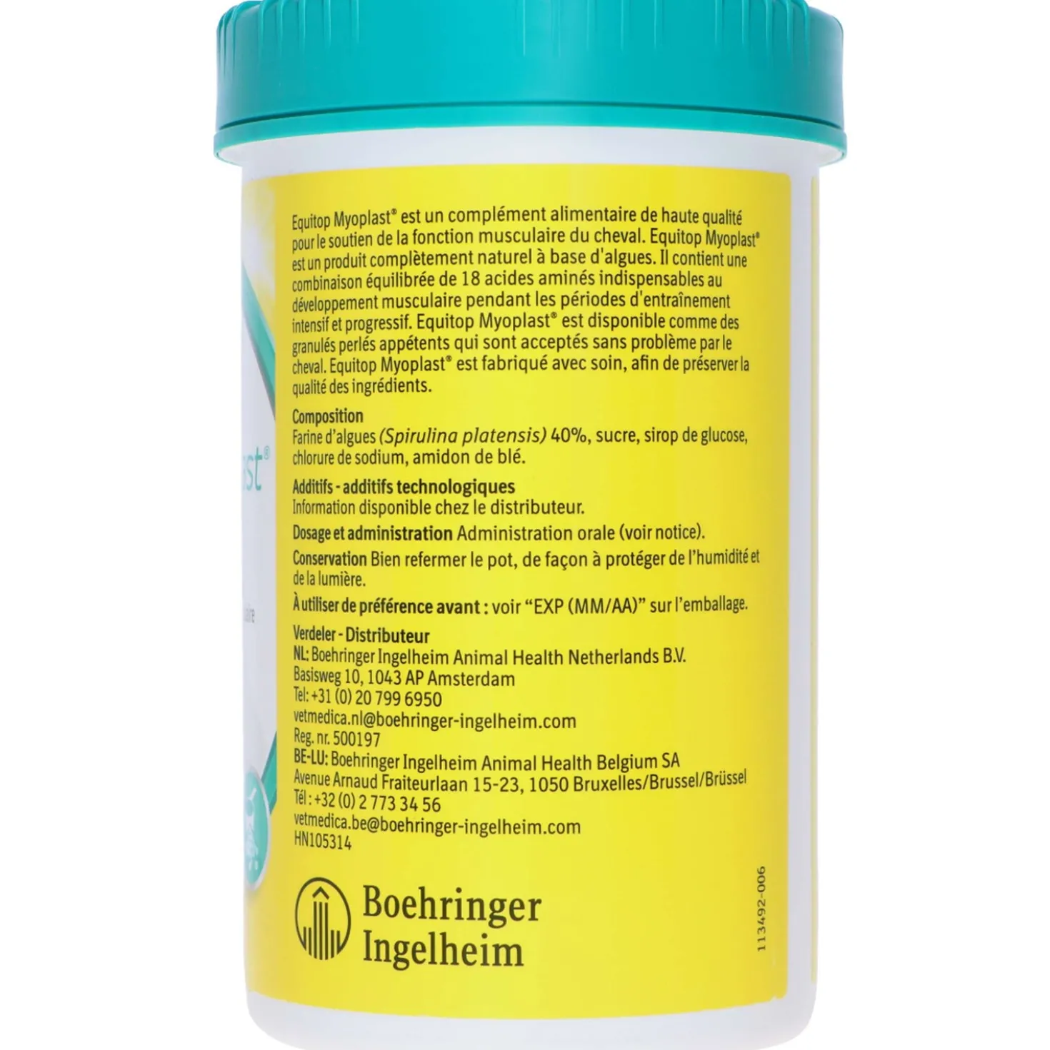 Boehringer Ingelheim Equitop Myoplast Paard