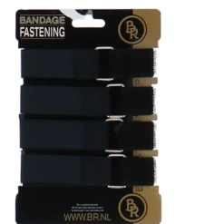 BR Bandagesluitingen 4 Stuks Zwart