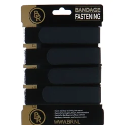BR Bandagesluitingen 4 Stuks Zwart