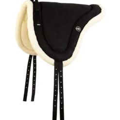 BR Bareback Pad Artificial Fur Zwart