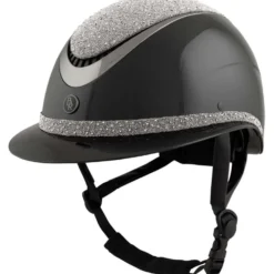 BR Cap Theta Plus Dazzling Glamourous Glossy Zwart/Gunmetal