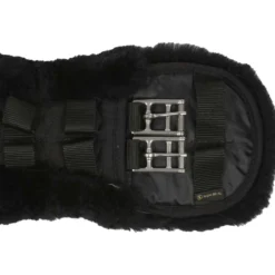 BR Dressuursingel Anatomisch Sheepskin Zwart
