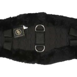BR Dressuursingel Anatomisch Sheepskin Zwart
