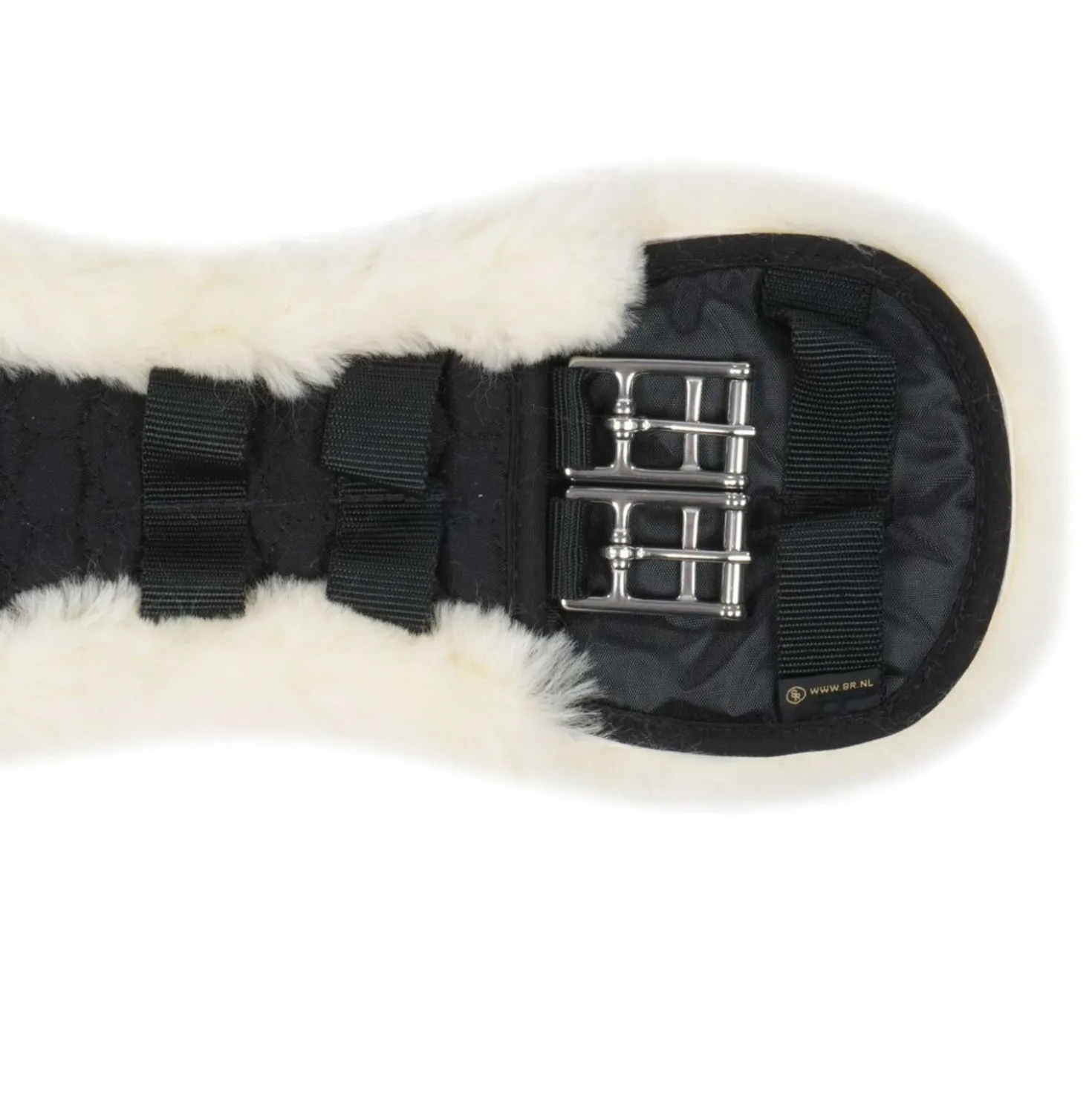BR Dressuursingel Anatomisch Sheepskin Naturel