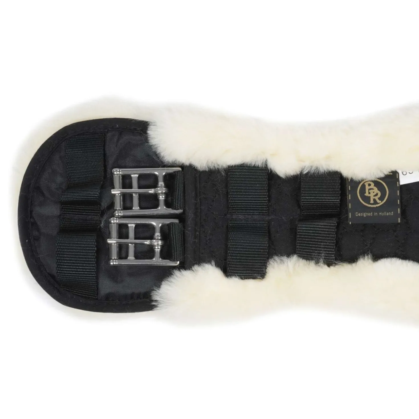BR Dressuursingel Anatomisch Sheepskin Naturel