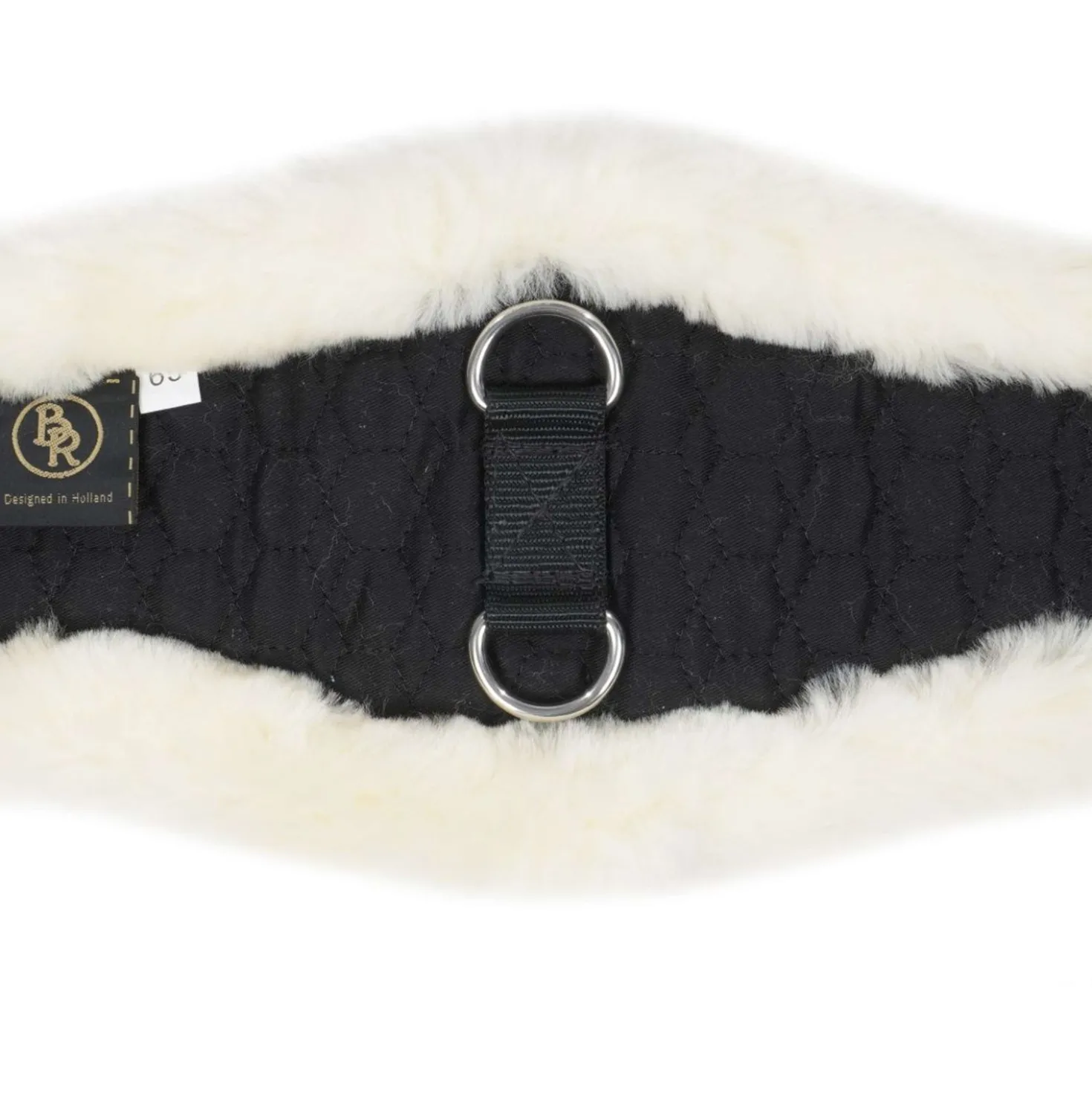 BR Dressuursingel Anatomisch Sheepskin Naturel