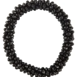 BR Haarelastiek Kiki Crystal Zwart