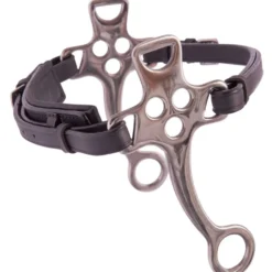 BR Hackamore Leer Zwart