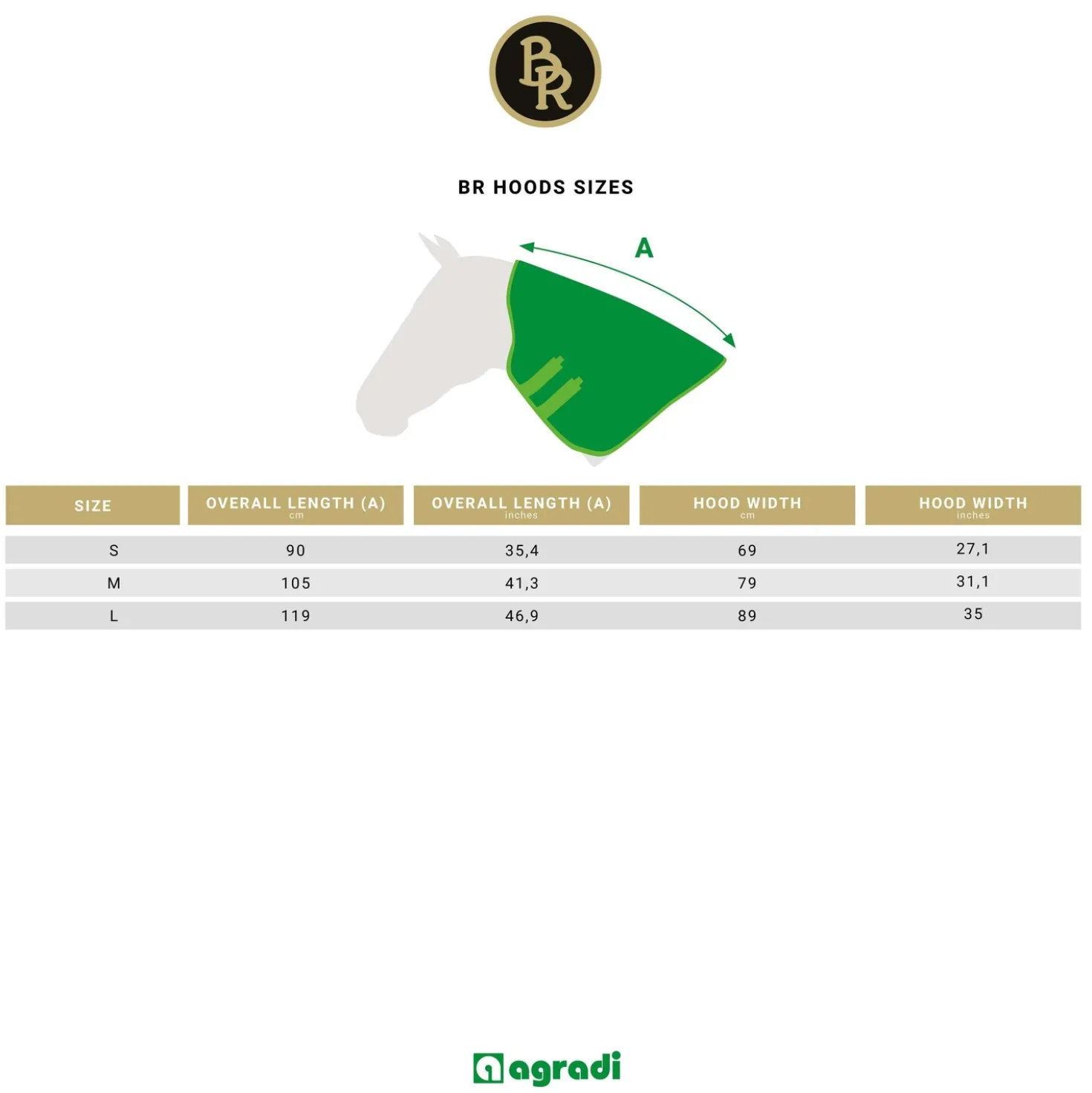 BR Halsstuk Classic fleece 300g elastiek opening Zwart