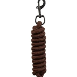 BR Halstertouw Musketonhaak Matzwart Choco Martini