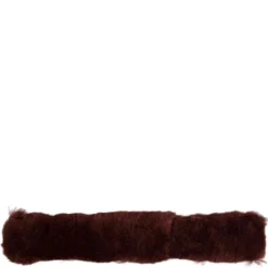 BR Hoofdriembeschermer Schapenvacht 32cm Bruin
