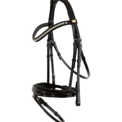 BR Hoofdstel Hitchin Zwart/Zilver