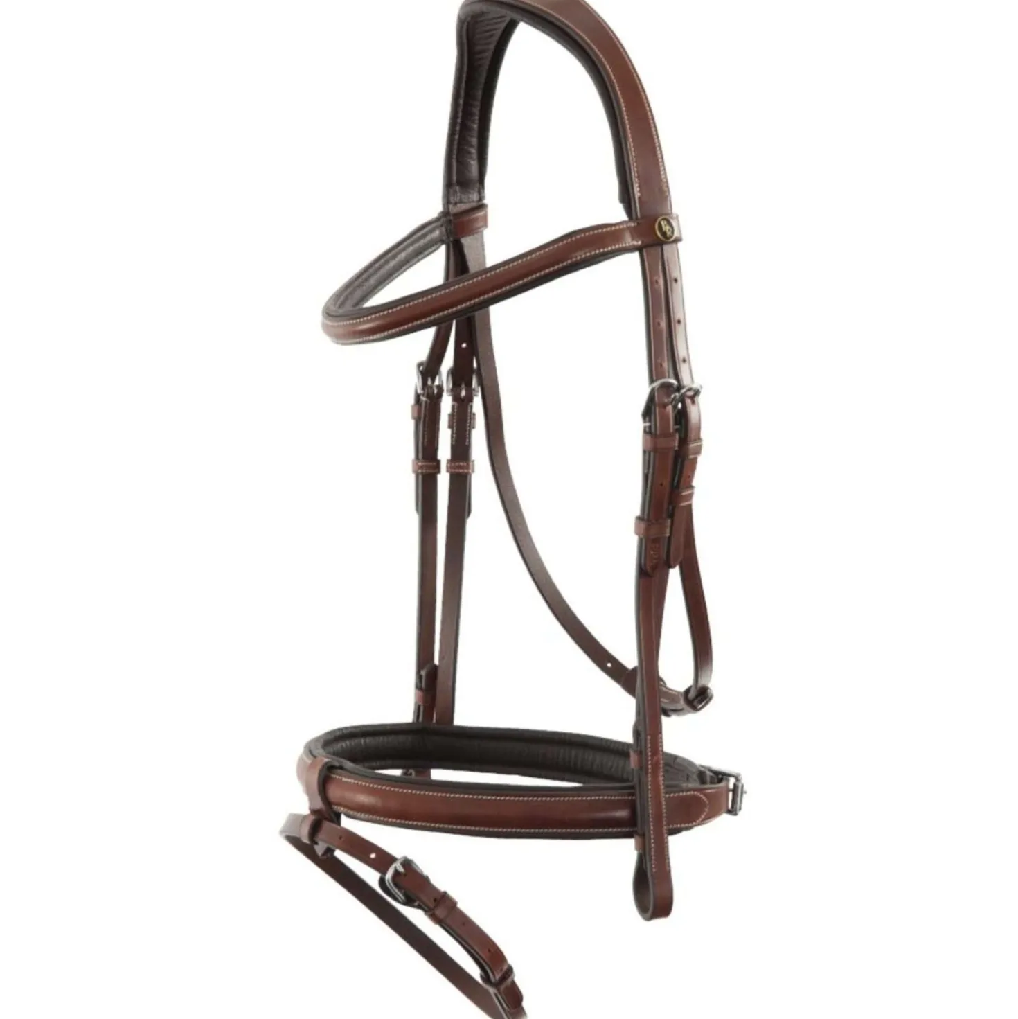 BR Hoofdstel Kendal Combi Neusriem Oak/Zilver