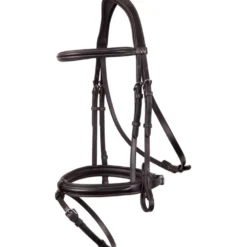 BR Hoofdstel Kendal Combi Neusriem Bruin/Zilver