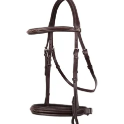 BR Hoofdstel Oxford Hunter Fancy Bruin/Zilver