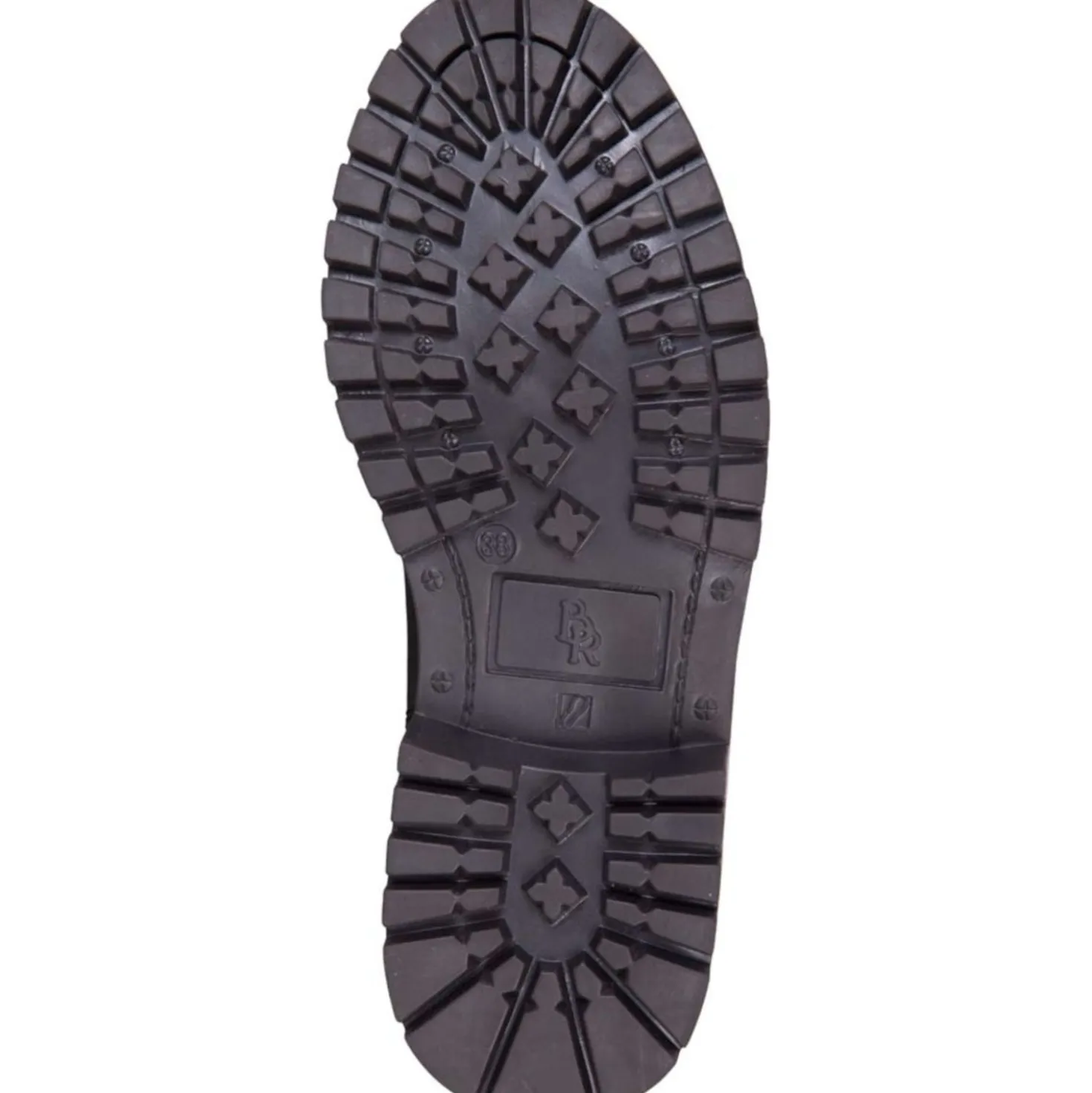 BR Jodhpurs Alaska II Nubuck met Rubber Zool Winter Zwart