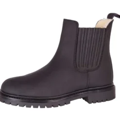 BR Jodhpurs Alaska II Nubuck met Rubber Zool Winter Zwart