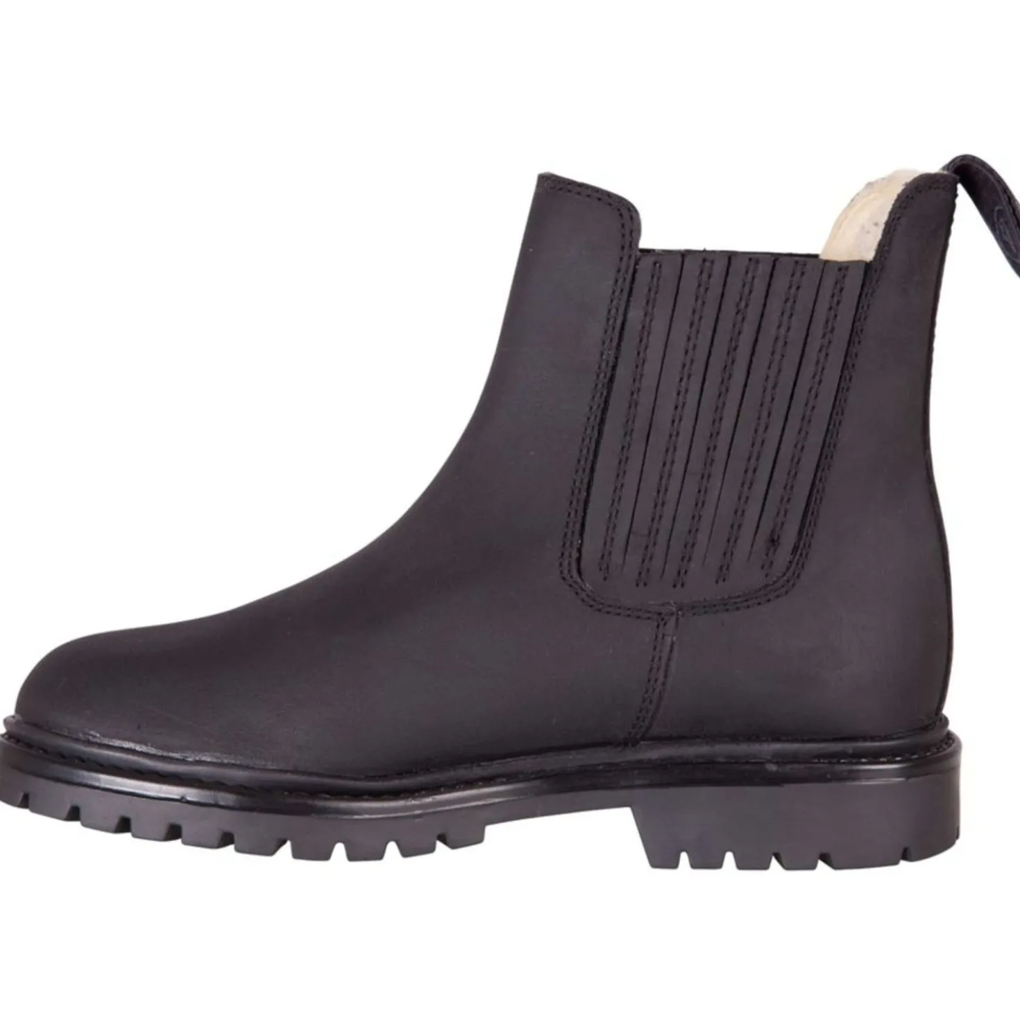 BR Jodhpurs Alaska II Nubuck met Rubber Zool Winter Zwart