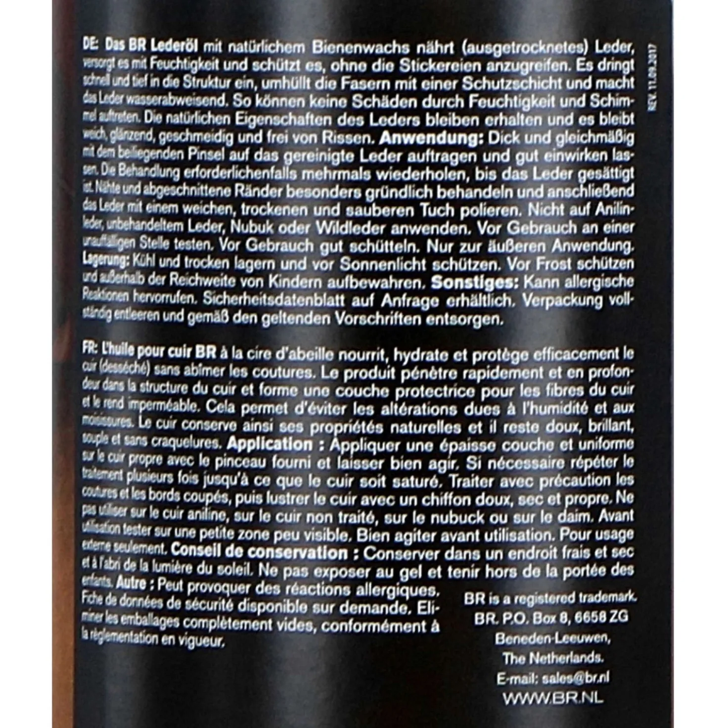 BR Leather Oil