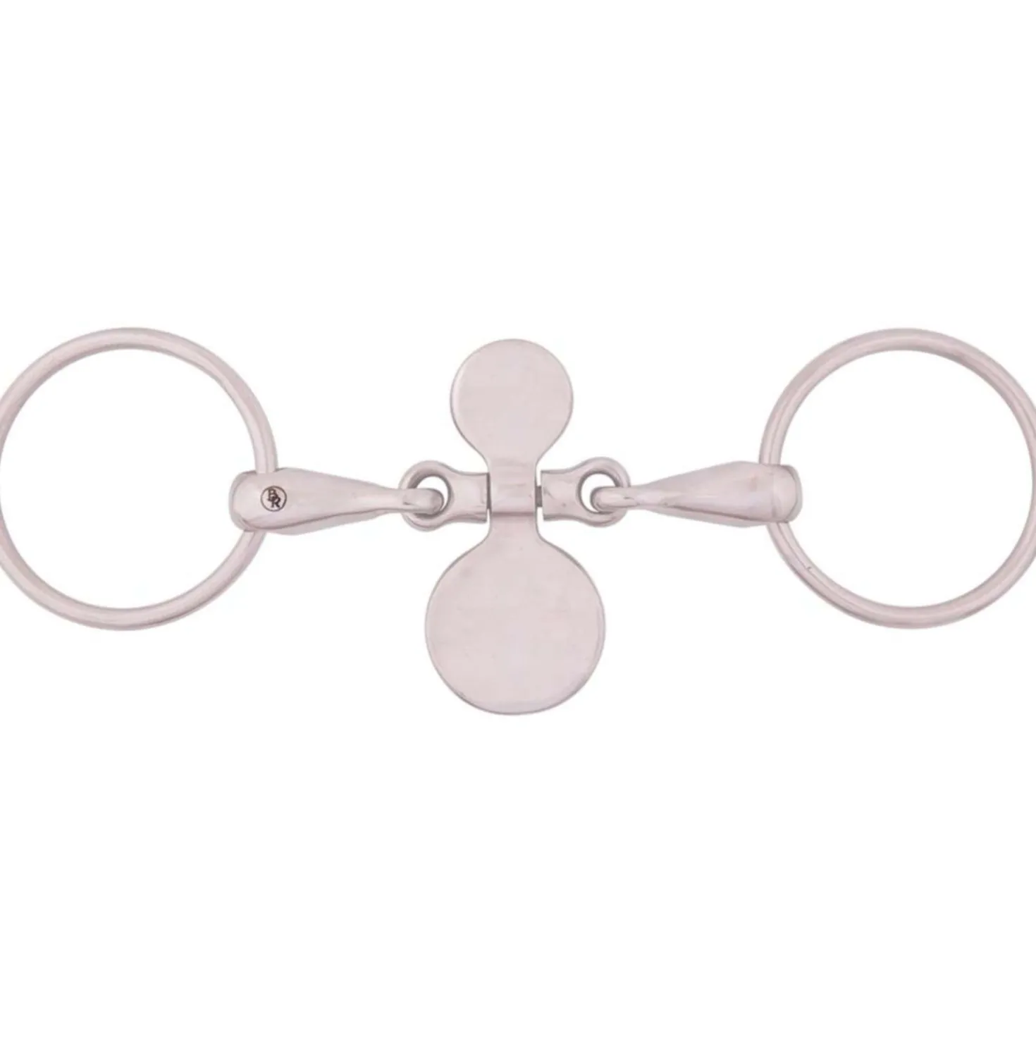 BR Lepeltrens Massief 18mm Dubbel Gebroken RVS